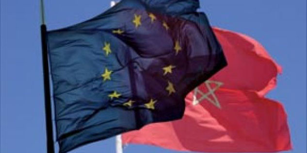 Drapeau-UE-et-Maroc