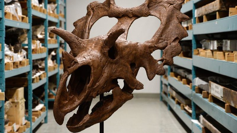 dinosaure à cornes