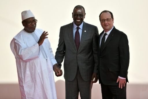 Ibrahim Boubacar Keita et Hollande