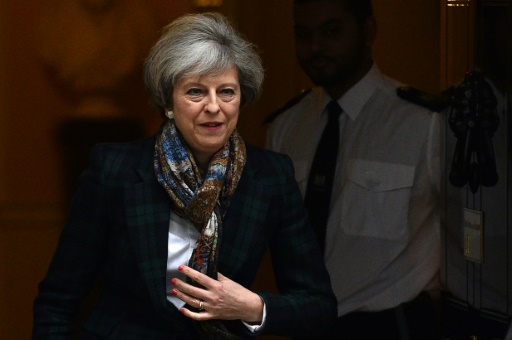 La Première ministre britannique Theresa May
