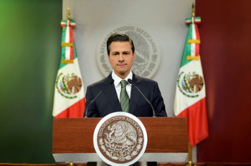 Le président mexicain Enrique Peña Nieto,