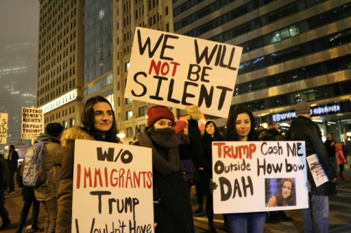 trump manif