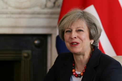 La Première ministre britannique Theresa May
