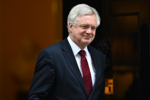 Le ministre chargé du Brexit, David Davis