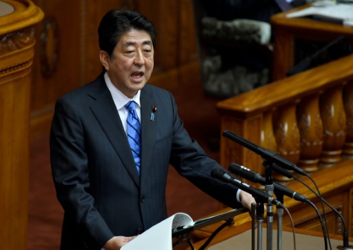 Le Premier ministre japonais Shinzo Abe à Tokyo