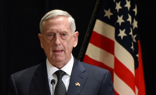 Le secrétaire à la Défense Jim Mattis