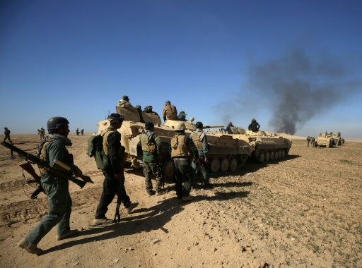 Les forces irakiennes s’approchent du village d’Husseinyah