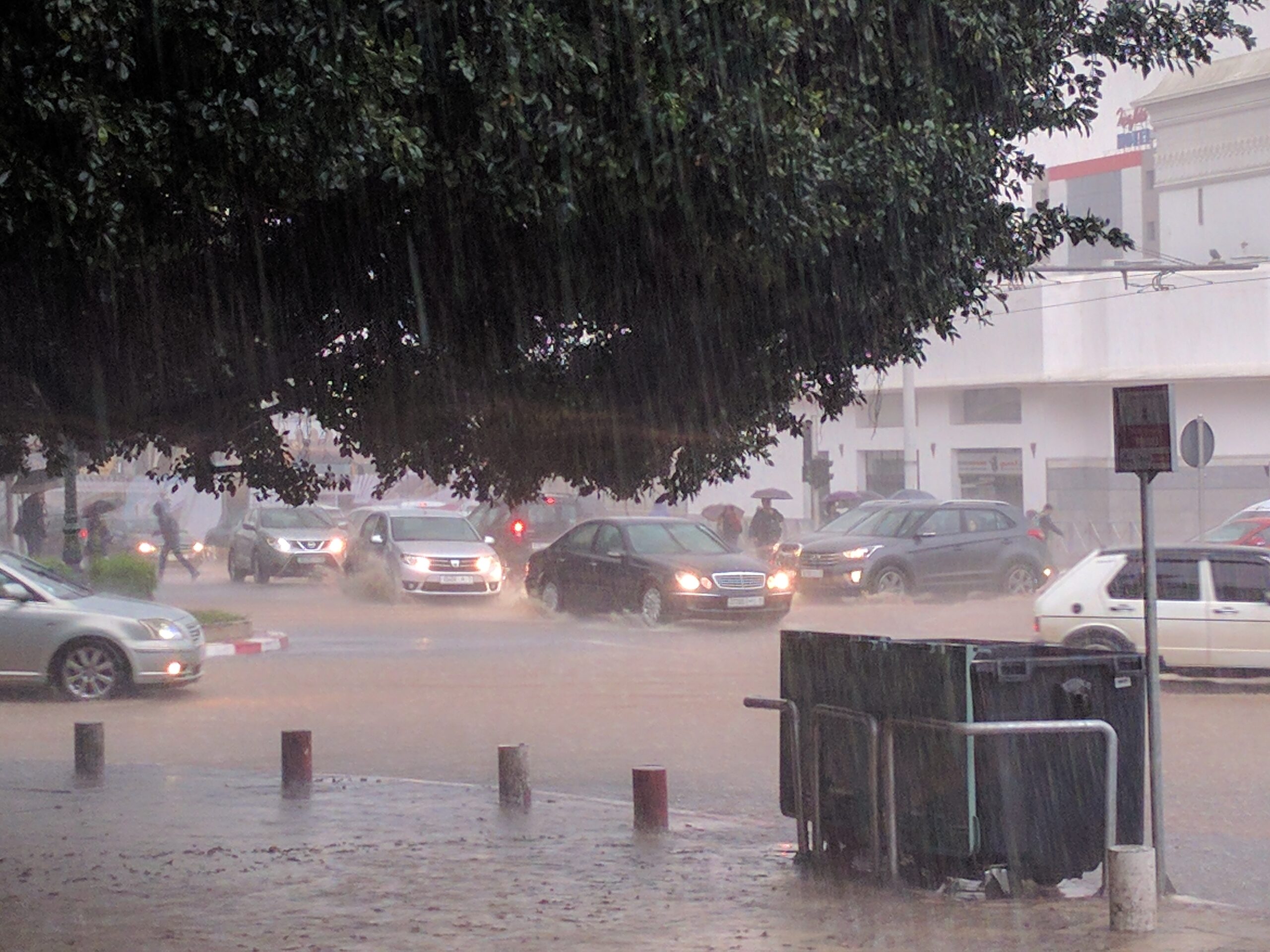 Inondations: Rabat sous les eaux suites aux fortes pluies