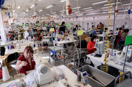 usine textile en  bulgarie