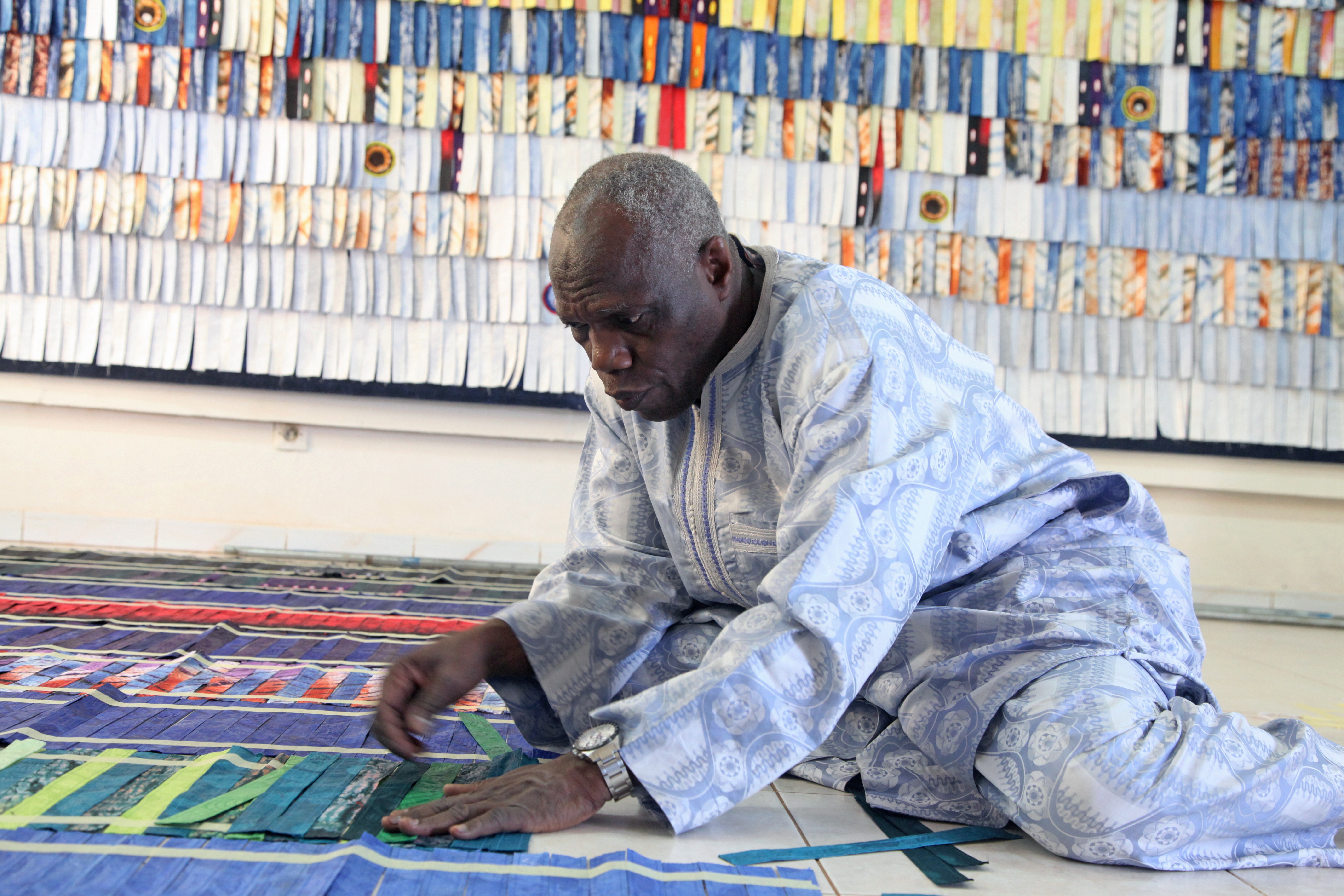 L'artiste malien Abdoulaye Konaté © Sébastien Rieussec