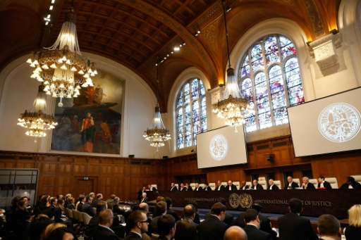 Audience à la Cour internationale de Justice (CIJ)