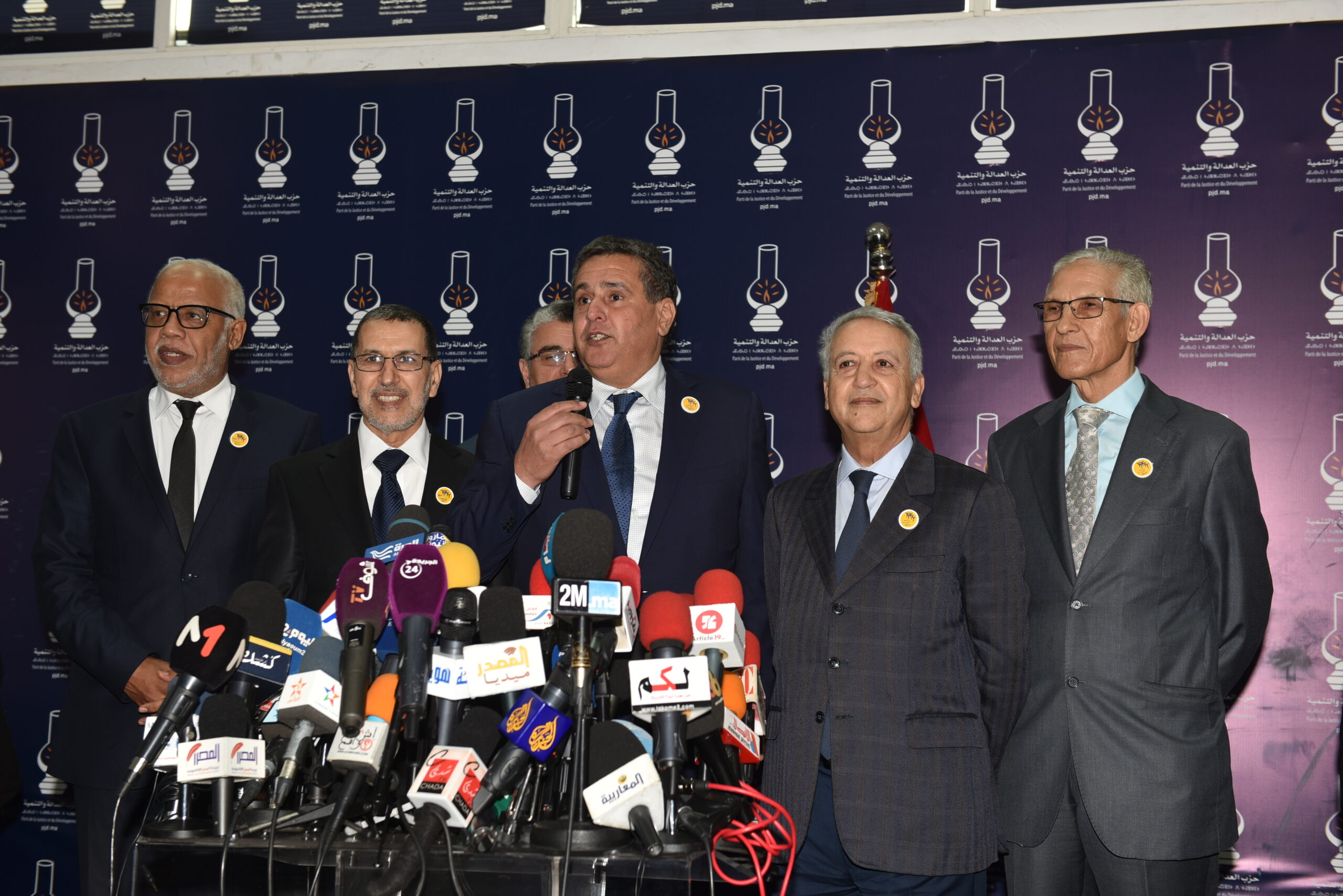 Aziz Akhannouch-Saad Eddine El Othmani-Sajid