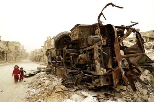 enfants-syriens-ruines-alep