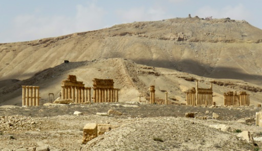 Des ruines du site antique de Palmyre en Syrie