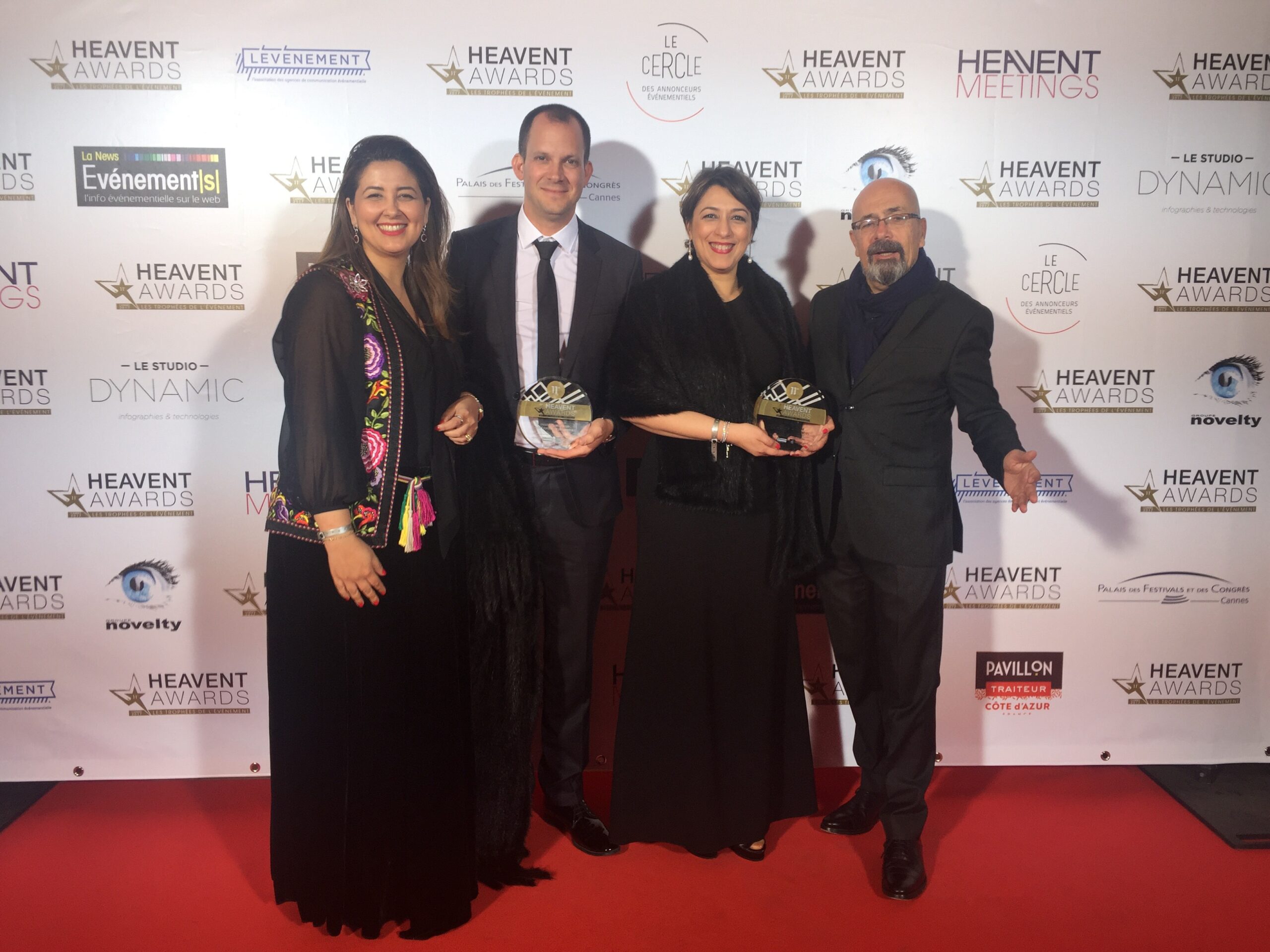 Equipe Mosaïk à Cannes