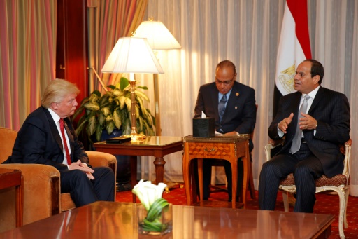 Trump et Sissi