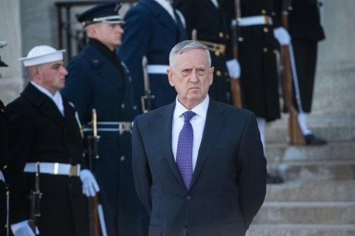 Le chef du Pentagone Jim Mattis