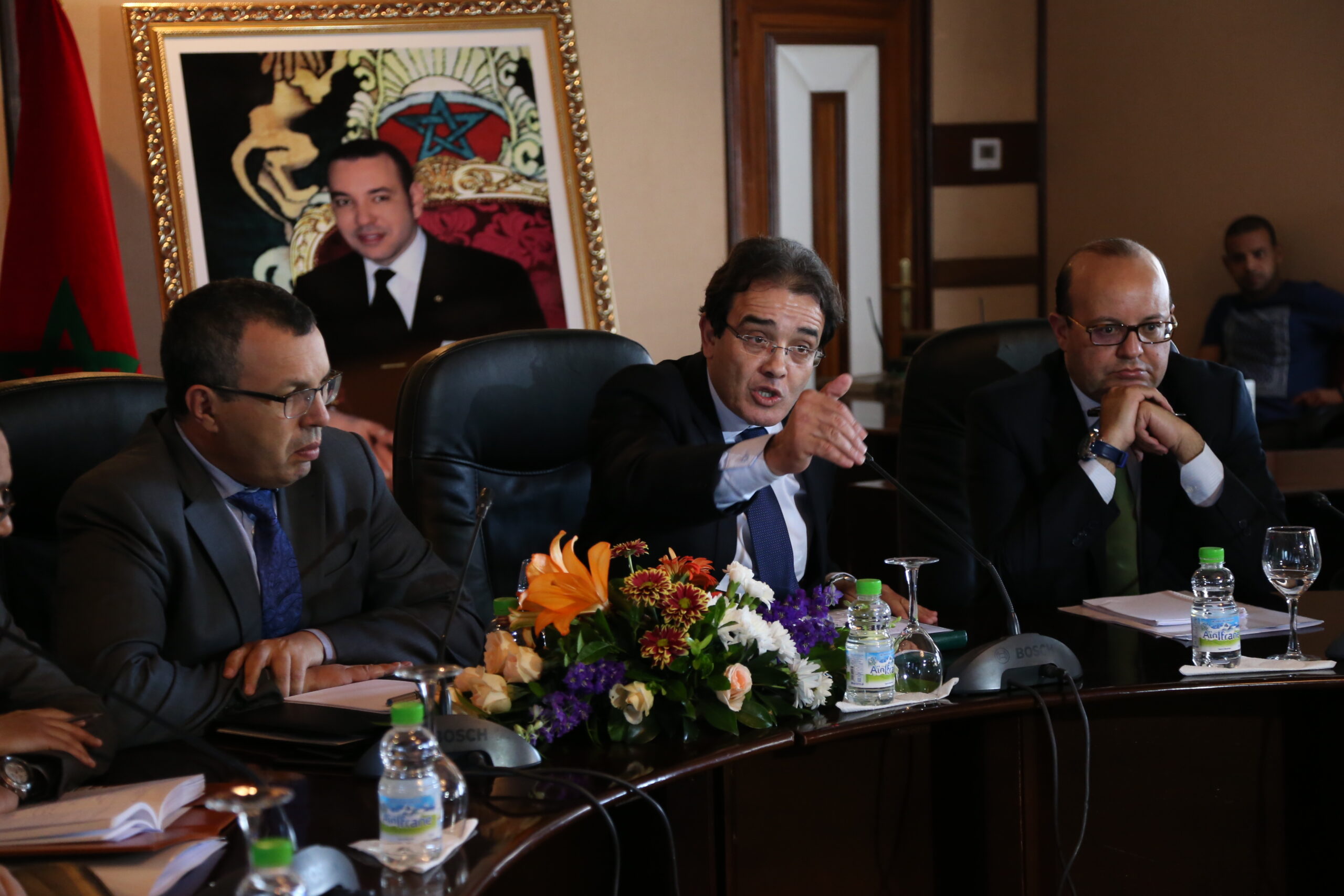 M. Benatiq s’exprimant sur la situation des migrants syriens