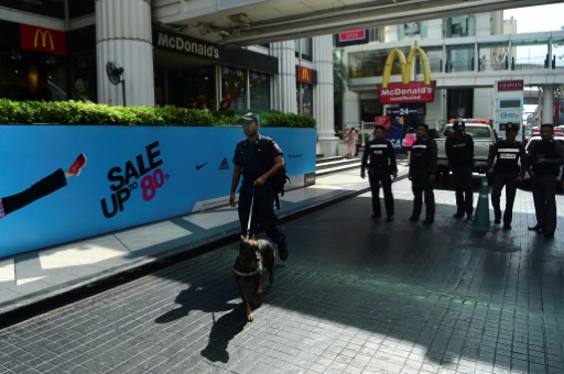 Des soldats à Bangkok