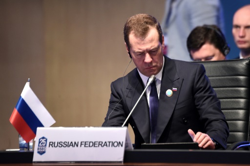 Le Premier ministre russe Dmitri Medvedev
