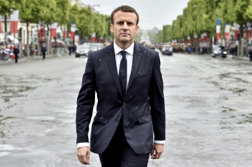 Le président Emmanuel Macron