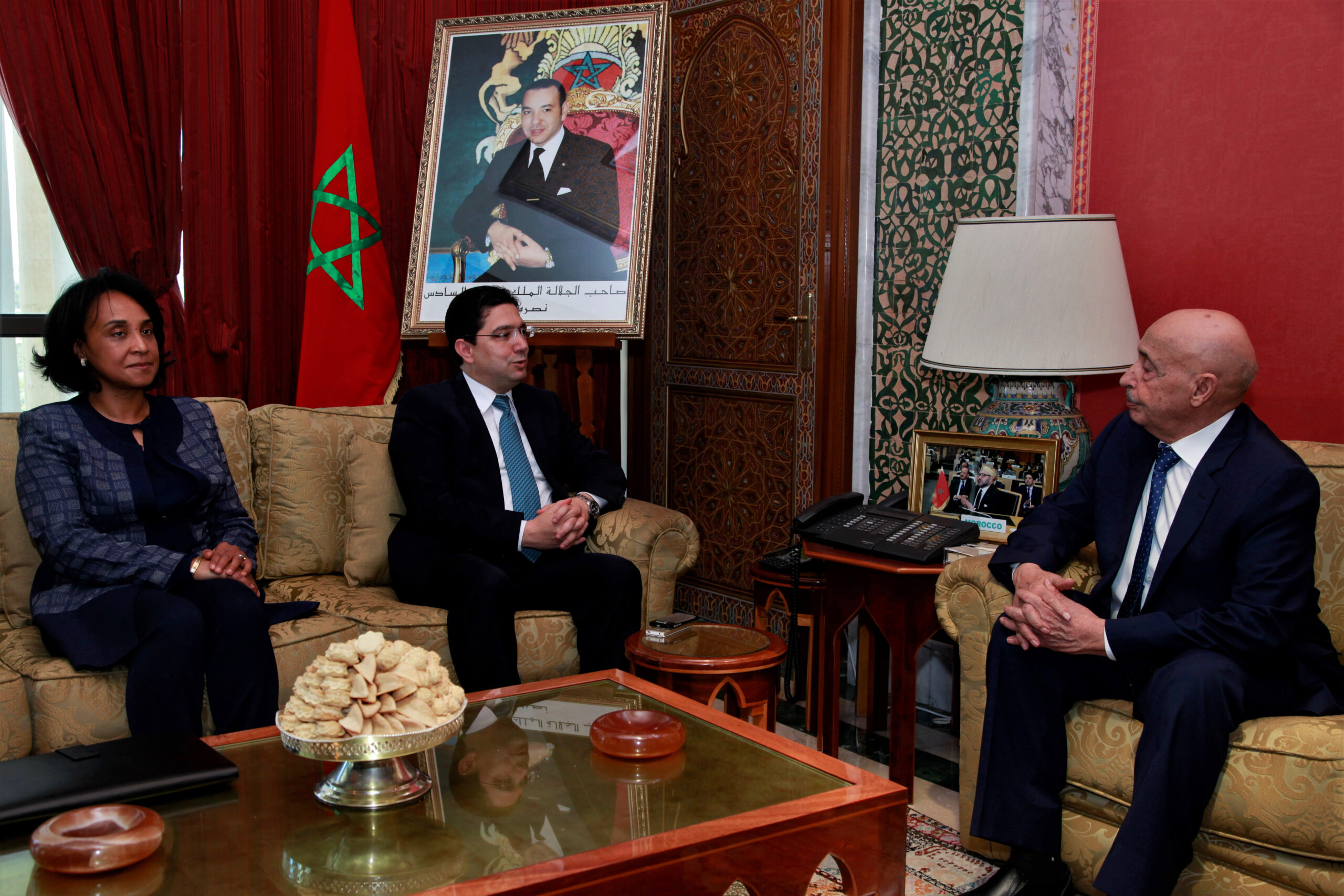 M. Bourita reçoit M. Akila Saleh