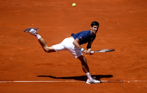 Novak Djokovic, lors de son match