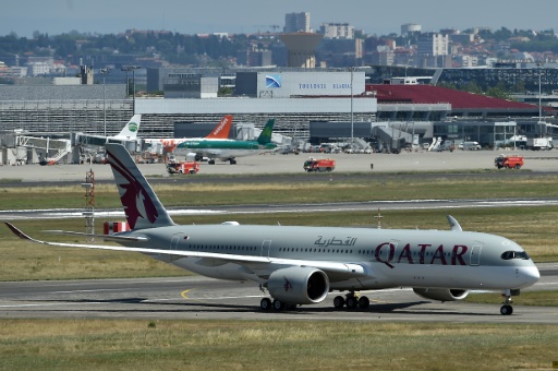 Des avions de la Qatar Airways à l&rsquo;aéroport de Toulouse