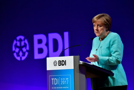 La Chancelière allemande Angela Merkel