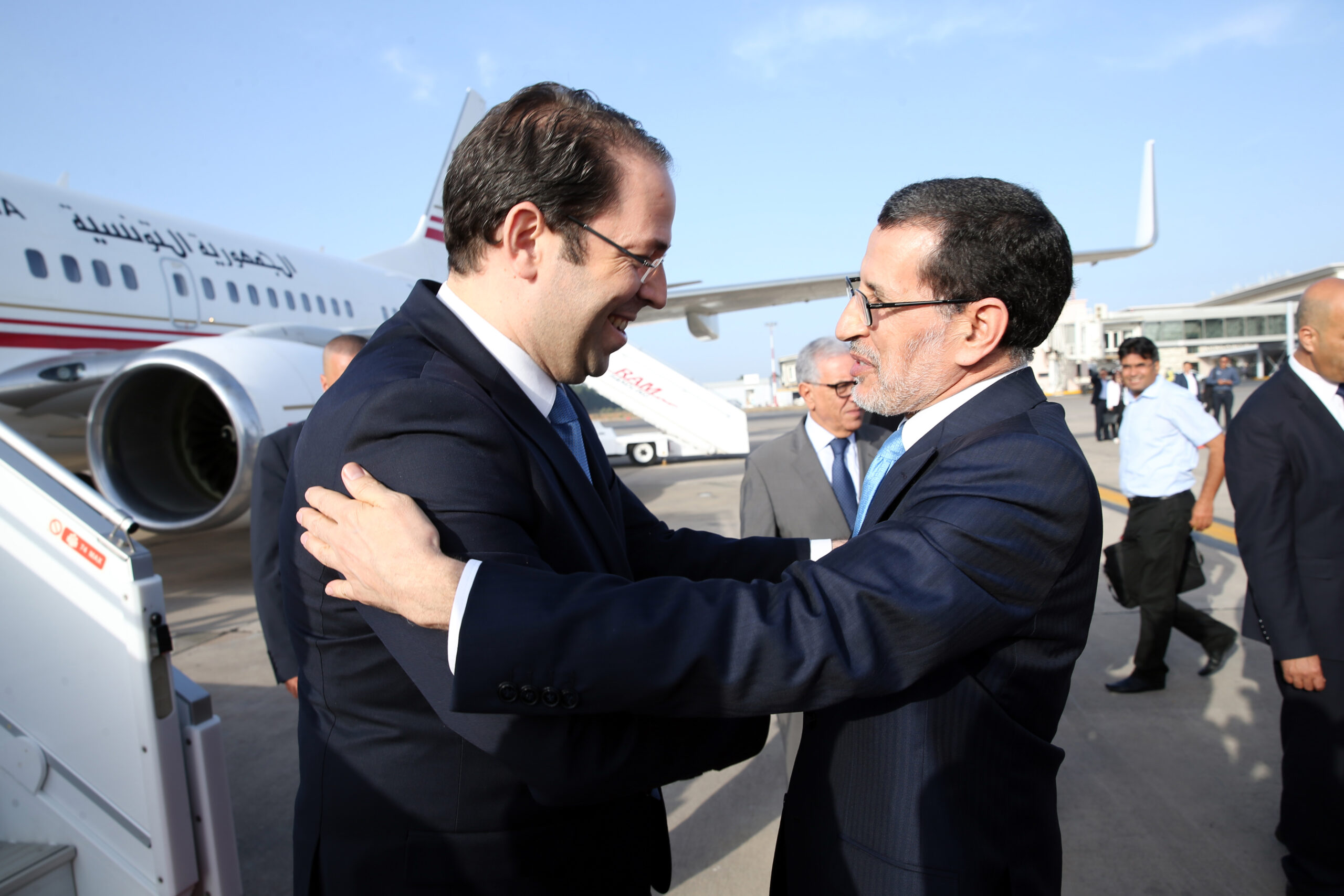 Arrivée au Maroc du chef du gouvernement tunisien