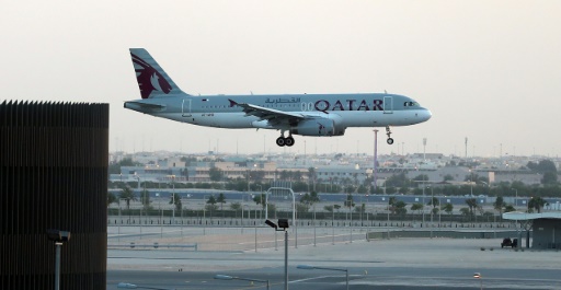 Un avion de la Qatar Airways