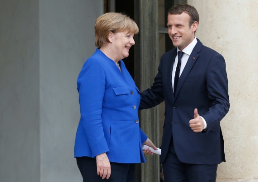 Angela Merkel et Emmanuel Macron