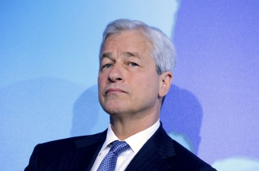 JP Morgan Chase’s Chairman and CEO Jamie Dimon attends a session at the Paris Europlace international financial forum in Paris on July 11