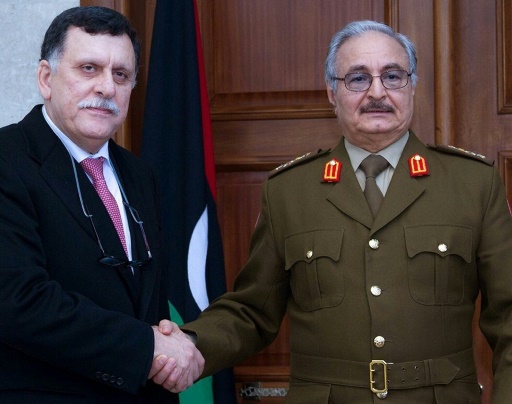 khalifa-haftar-fayez-al-sarraj