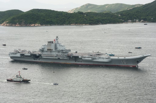 Le porte-avions chinois Liaoning