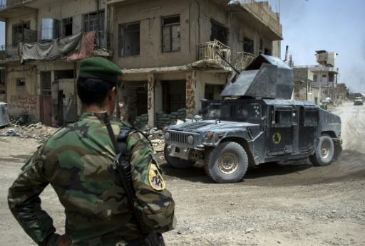 Un véhicule des forces