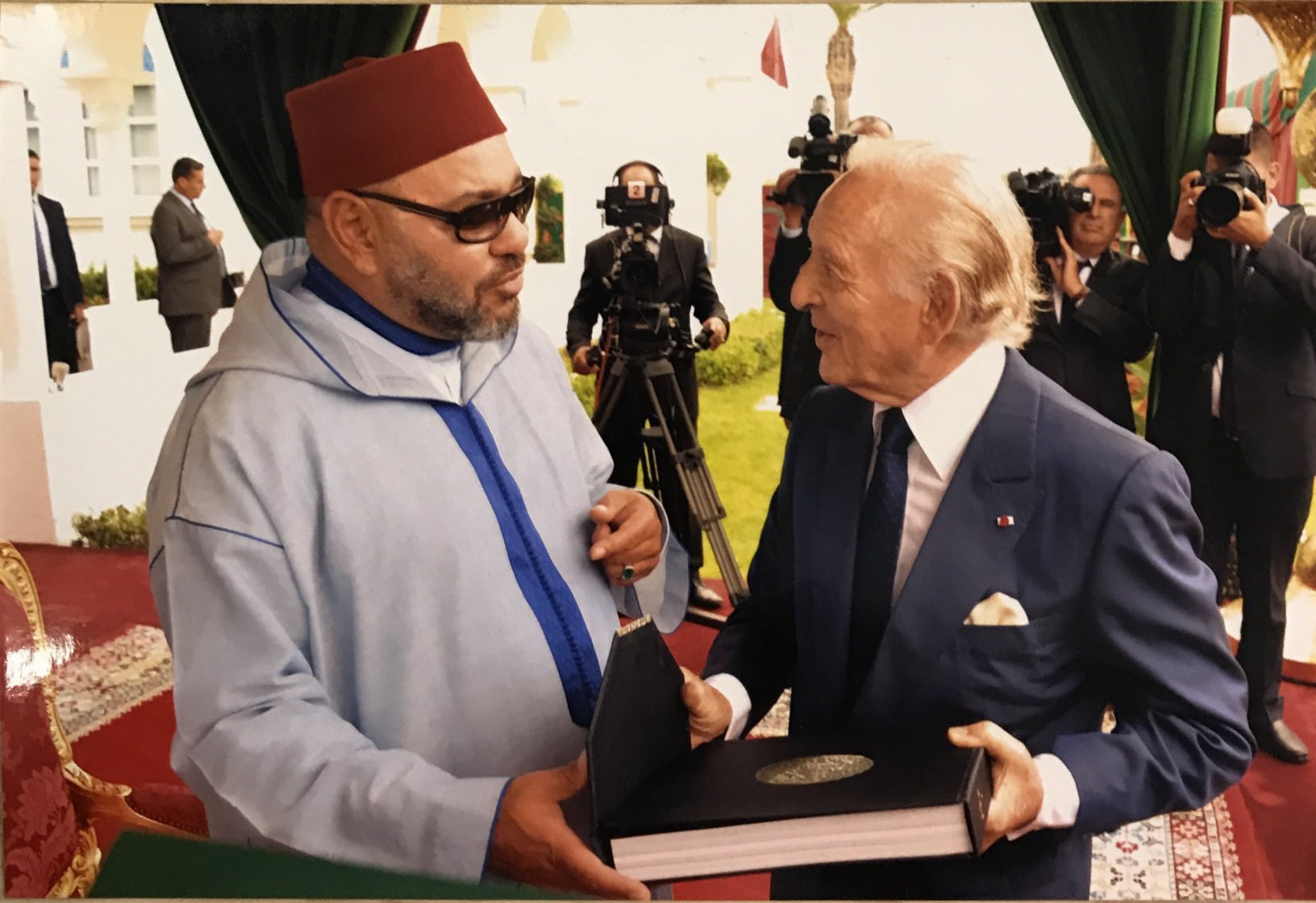 Mohammed VI et Othman Benjelloun