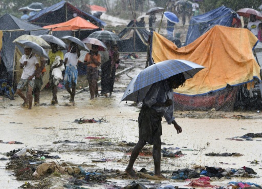 Des réfugiés rohingyas dans le camp de Balukhali, au Bangladesh