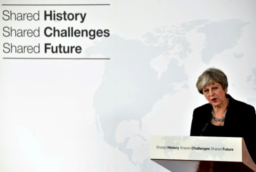 Theresa May à Florence