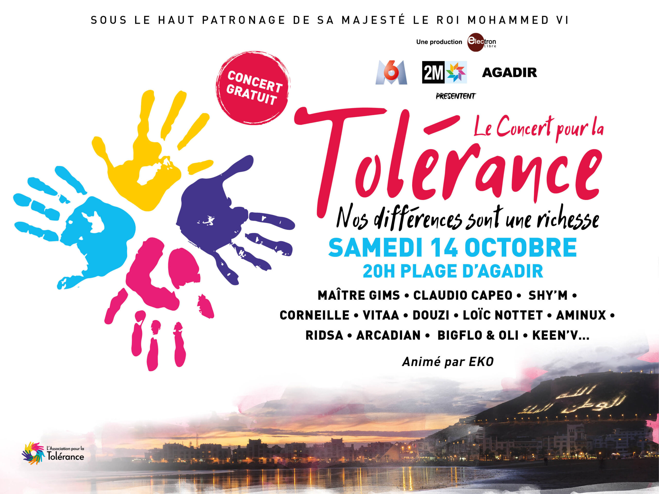 concert pour la tolérance
