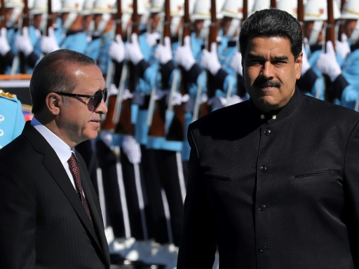 Le président vénézuélien Nicolas Maduro et son homologue turc Recep Tayyip Erdogan