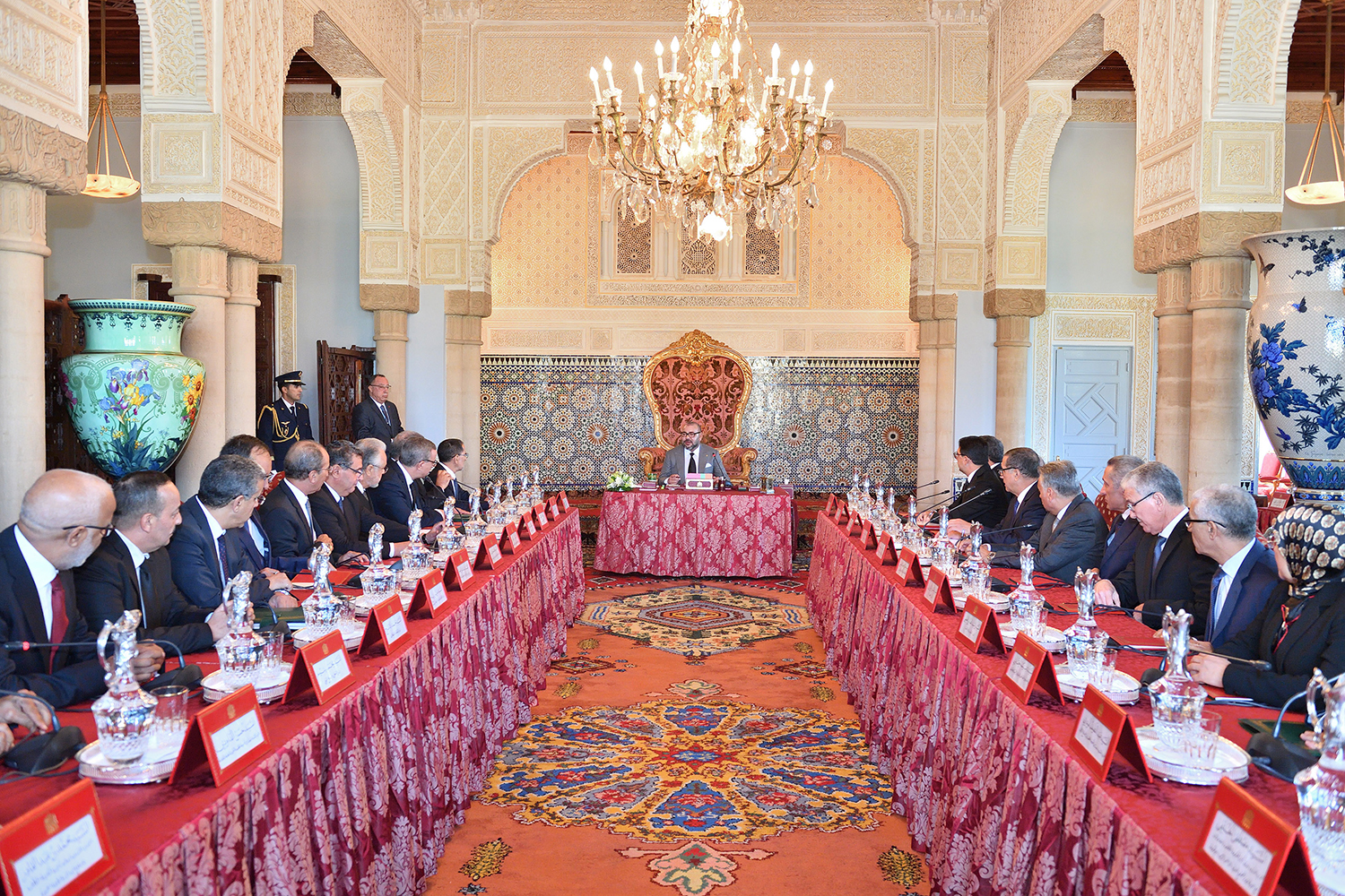 SM le Roi préside un Conseil des ministres