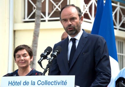 Edouard Philippe à Saint-Martin