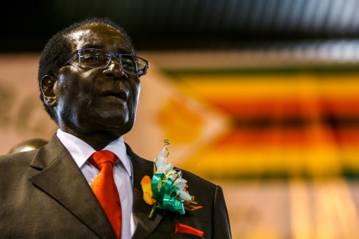 Le président du Zimbabwe Robert Mugabe