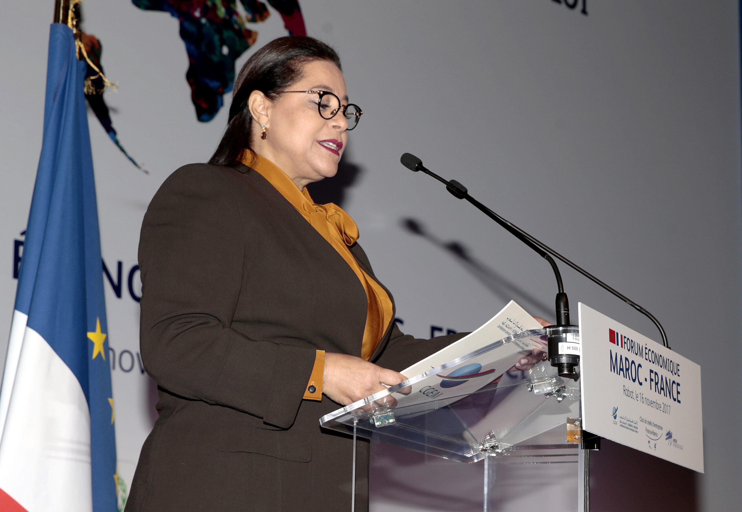 Ouverture du forum économique Maroc-France – Miriem Ben-salah Chakroun