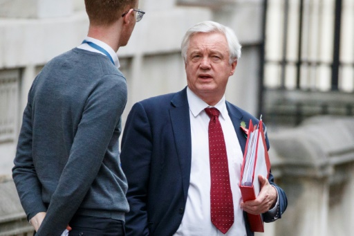 ministre britannique en charge du Brexit David Davis