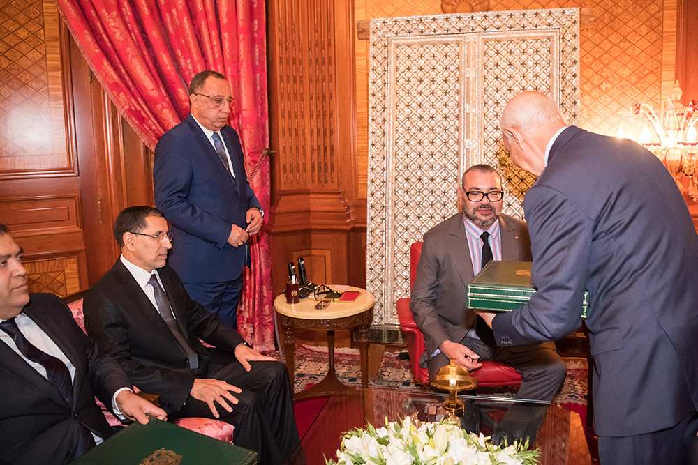 SM le Roi reçoit El Othmani, Laftit et Jettou