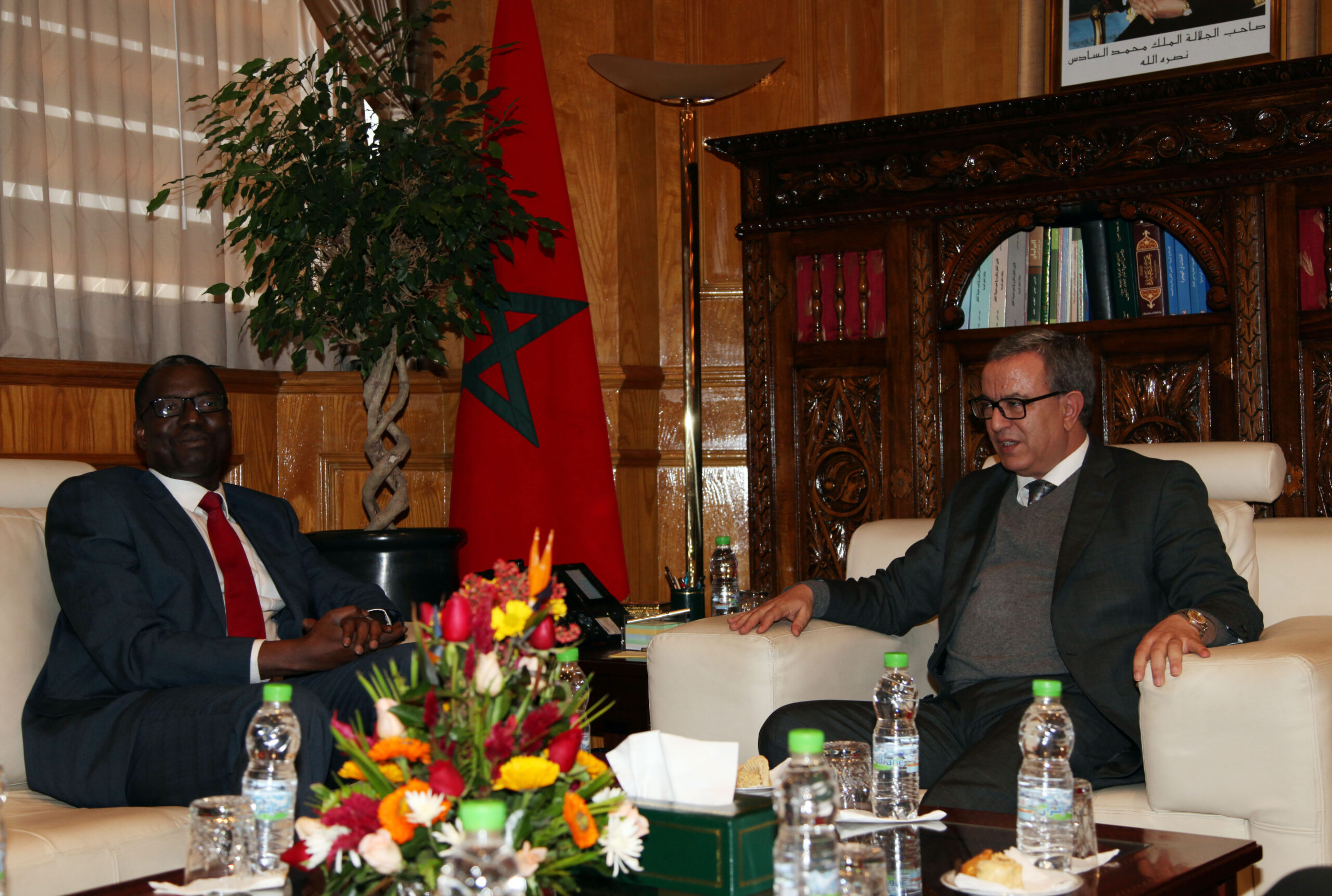 Mohamed Aujjar s’entretient à Rabat avec Marou Amadou