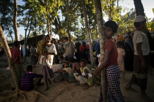 Rohingyas au camp de Naybara