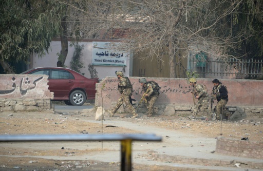 Des soldats afghans